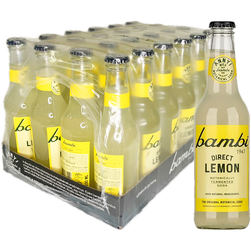 BAMBI Direct Lemon Citromos üdítőital 330 ml  DRS