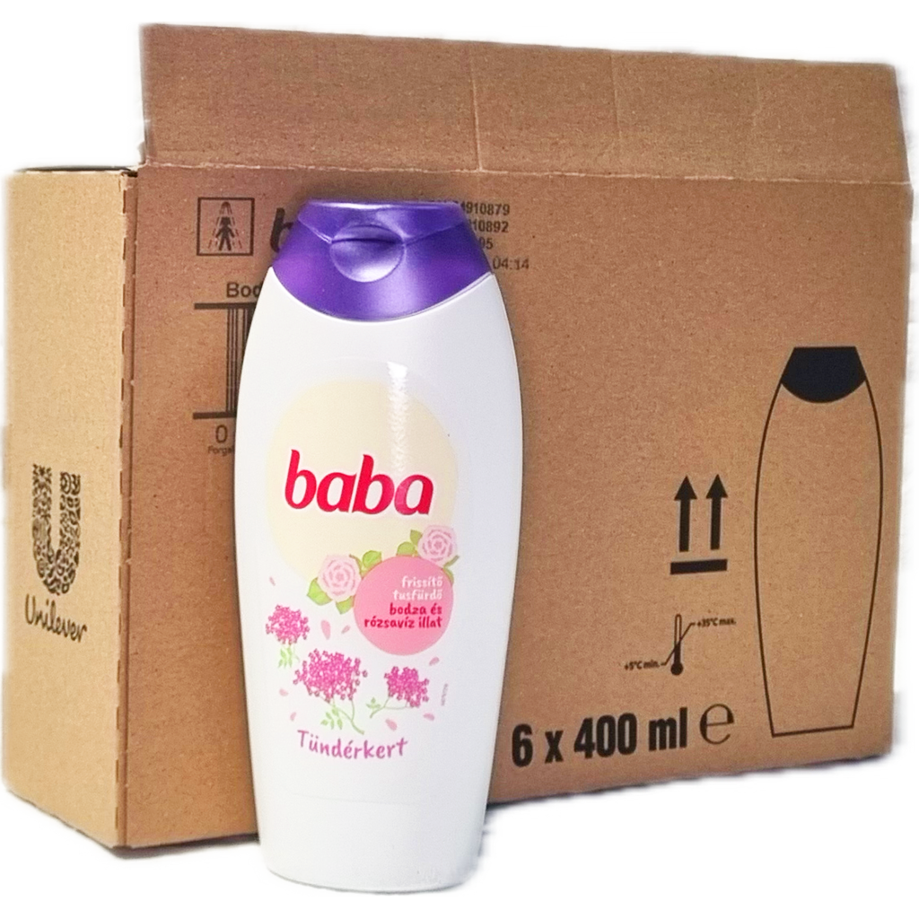 Baba Tusfürdő 400ml Bodza és Rózsavíz