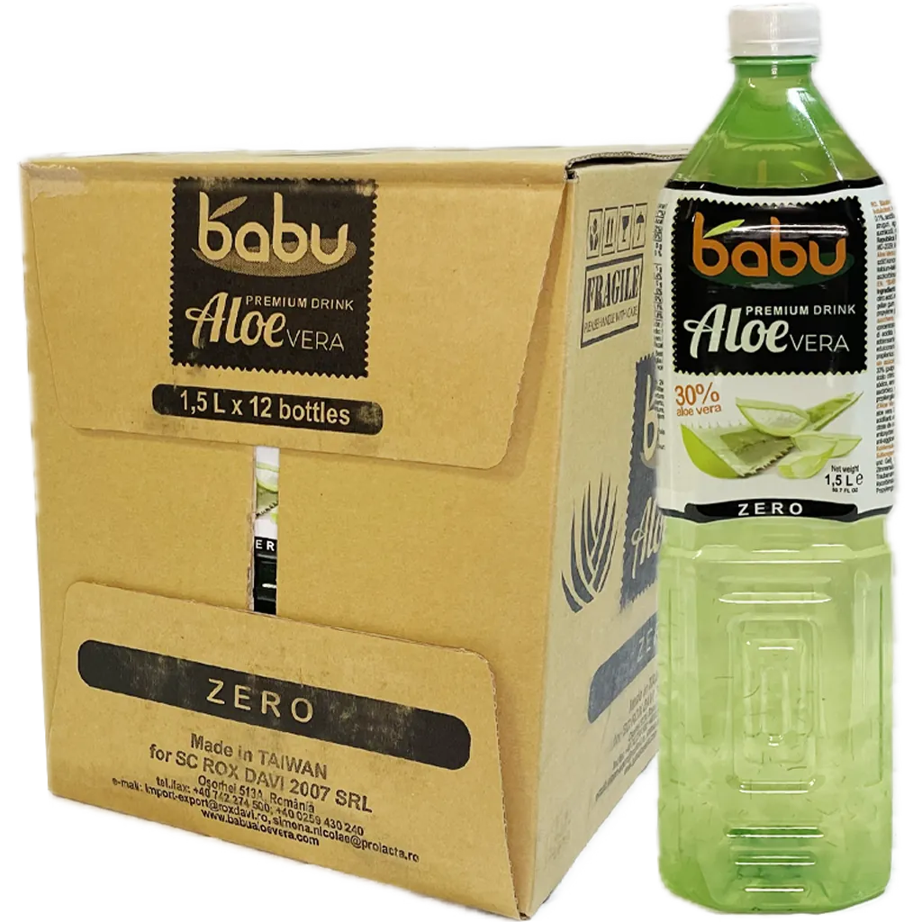 Babu Aloe Vera 1,5l ZERO Original DRS Babu Aloe Vera 1,5l ZERO Original DRS