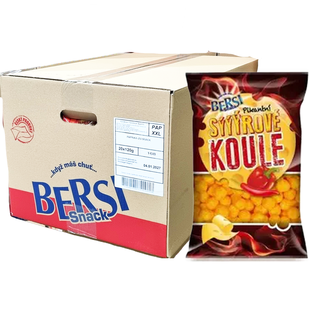 Bersi Snack Paprikás izű golyó 120g