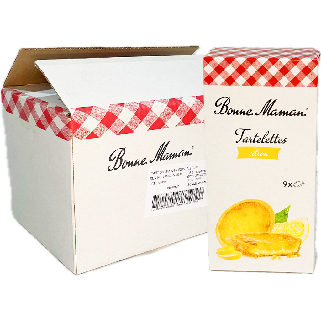 Bonne Maman tartelettes Citrom lekvárral 125g