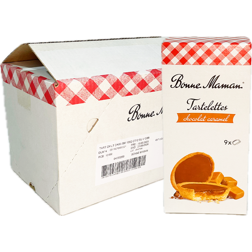 Bonne Maman tartelettes Csokoládé-Karamell 135g