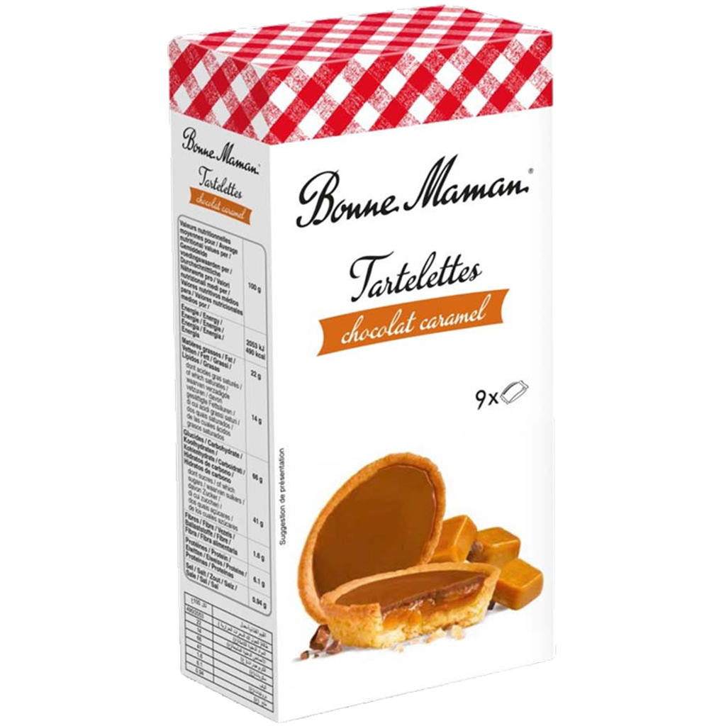 Bonne Maman tartelettes Csokoládé-Karamell 135g