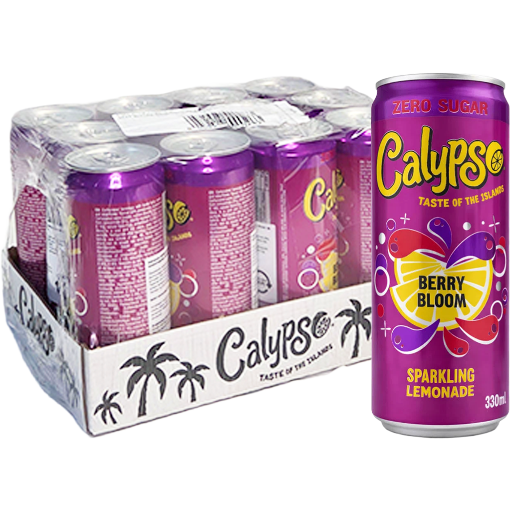 Calypso Berry Bloom Zero Lemonade 0,33l CAN DRS Calypso Berry Bloom Zero Lemonade 0,33l CAN DRS