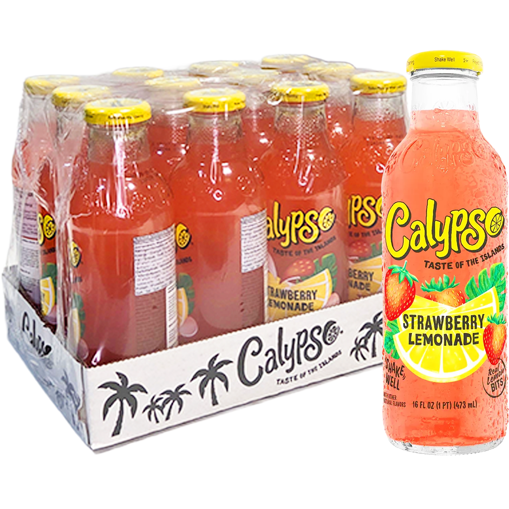 Calypso Strawberry Lemonade 473ml  DRS