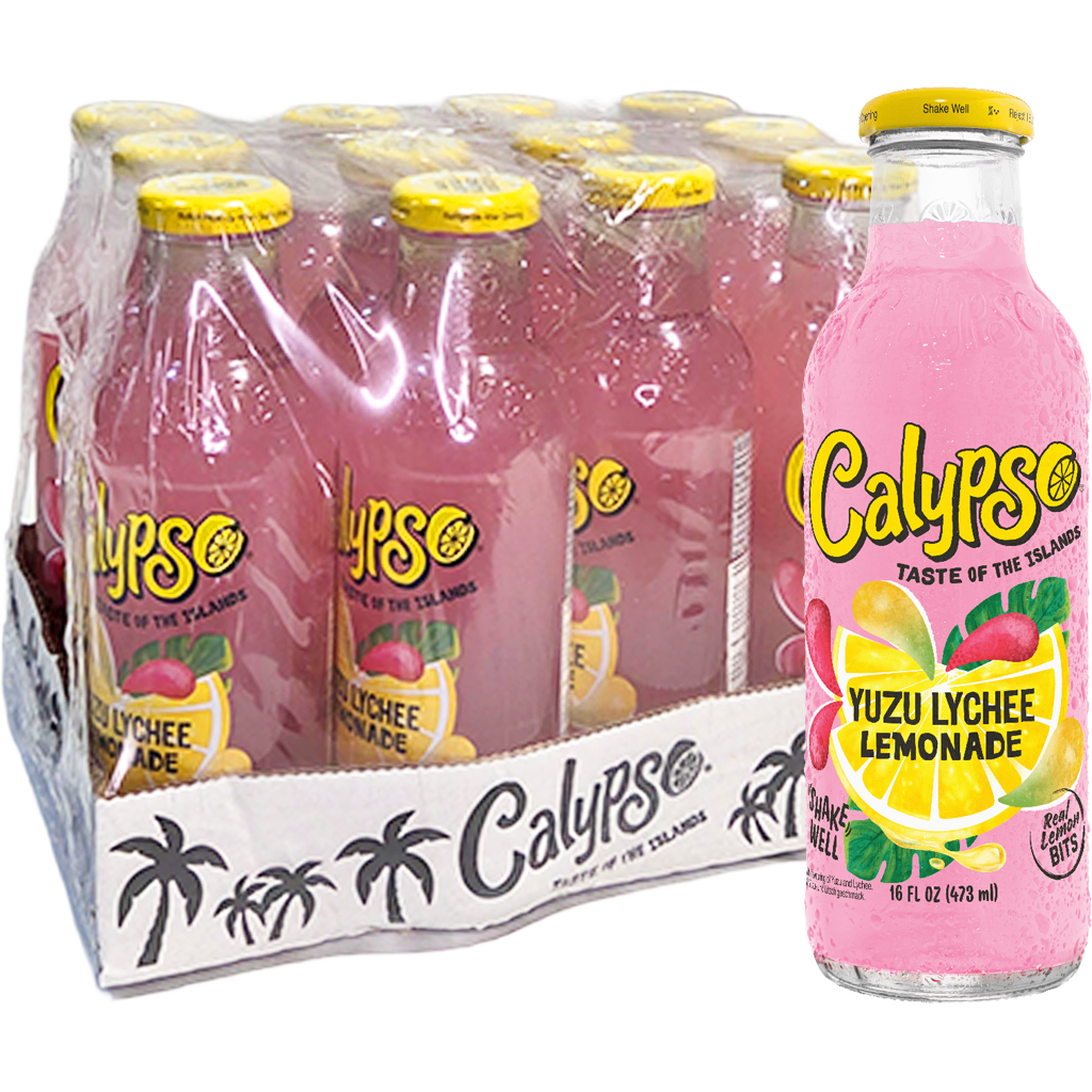 Calypso Yuzu Lychee Lemonade 473ml  DRS