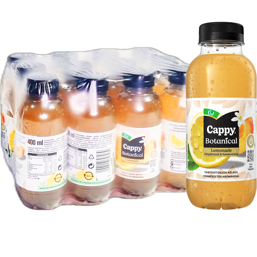 Cappy 0,4l Lemonade Apricot-Orange Blossom  DRS