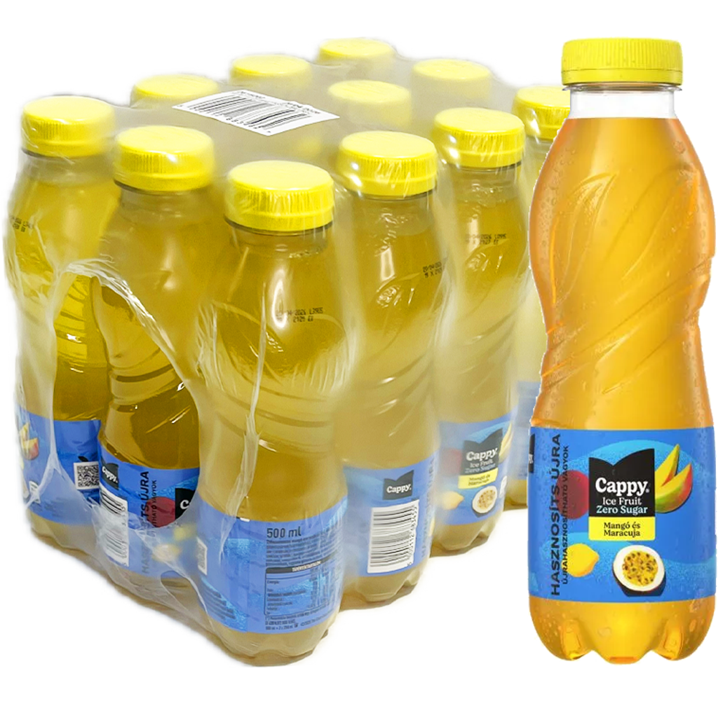 Cappy 0,5l Ice Fruit Mango-Passionfruit Zero  DRS