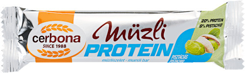 Cerbona Protein pisztáciás müzli szelet 35g 1/20