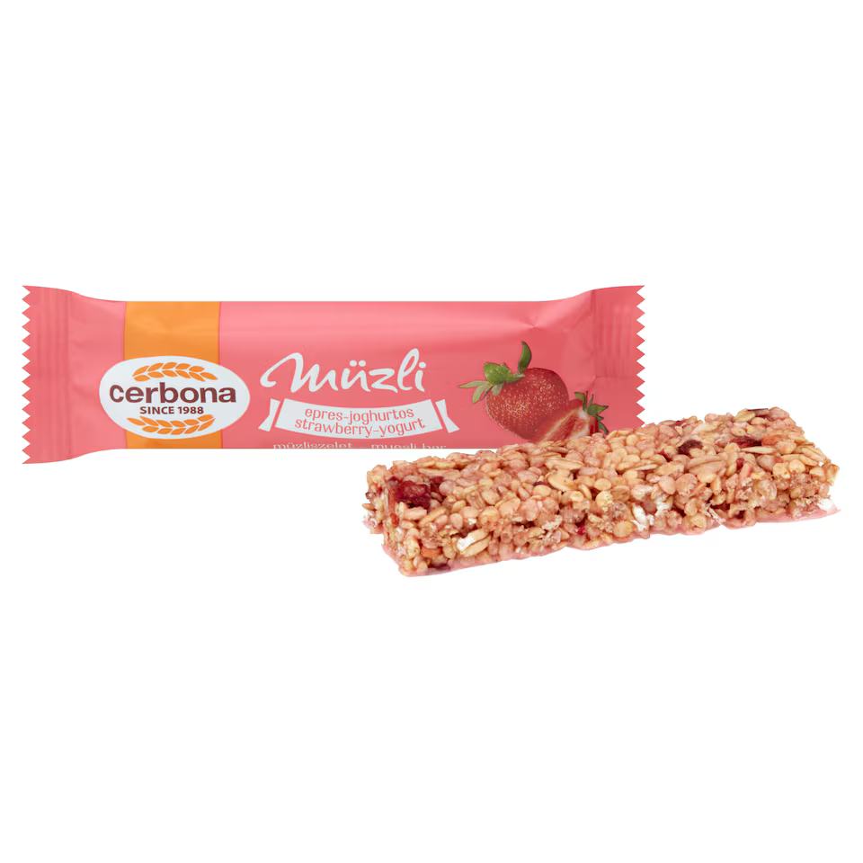 Cerbona müzliszelet epres-joghurtos 20g 1/20