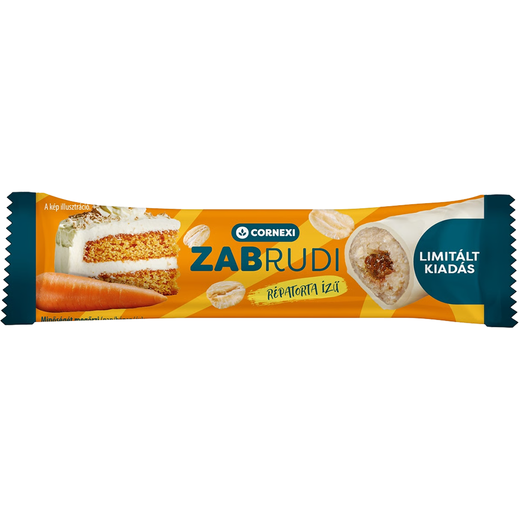 Cornexi Zabrudi Répatorta izű - Sárgabarackos töltelékkel töltött zabrúd joghurtos bevonattal 30g az Asztalra.hu-n most bruttó 4.800 Ft.