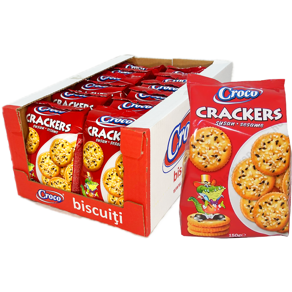 Croco Crackers szezámmagos 150g