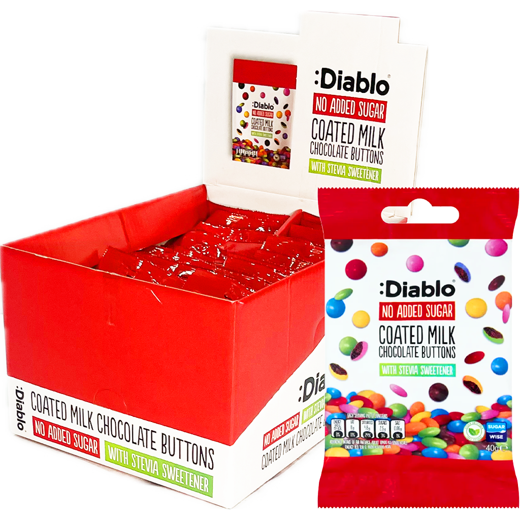 Diablo drazsé cukorbevonatos tejcsoki HCN 40gr