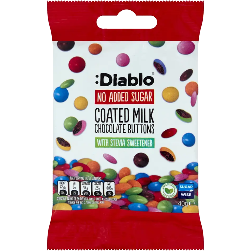 Diablo drazsé cukorbevonatos tejcsoki HCN 40gr