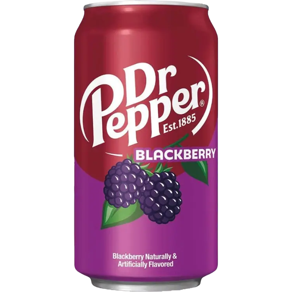 Dr Pepper USA Blackberry - szeder ízű szénsavas üdítőital 355ml DRS Dr Pepper USA Blackberry - szeder ízű szénsavas üdítőital 355ml DRS