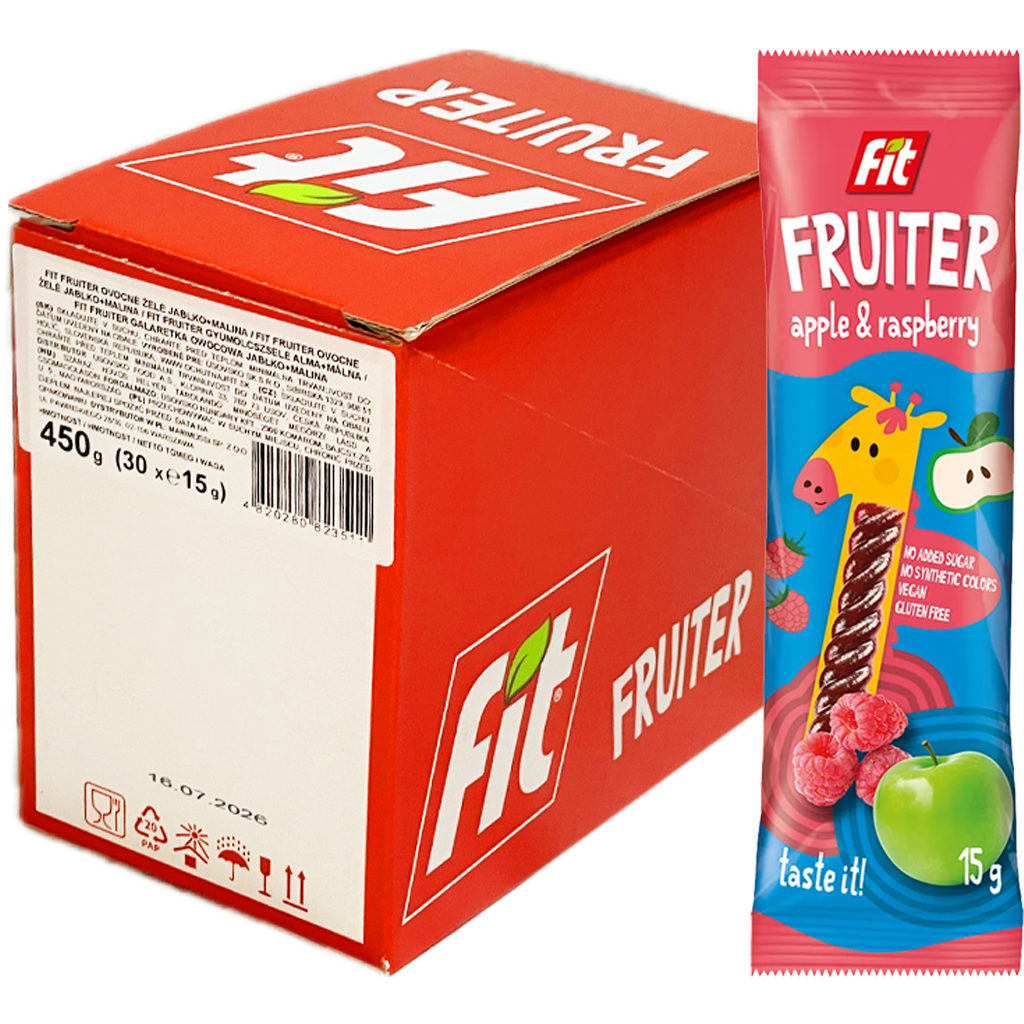 FIT FRUITER Alma+ Málna 15g FIT FRUITER Alma+ Málna 15g