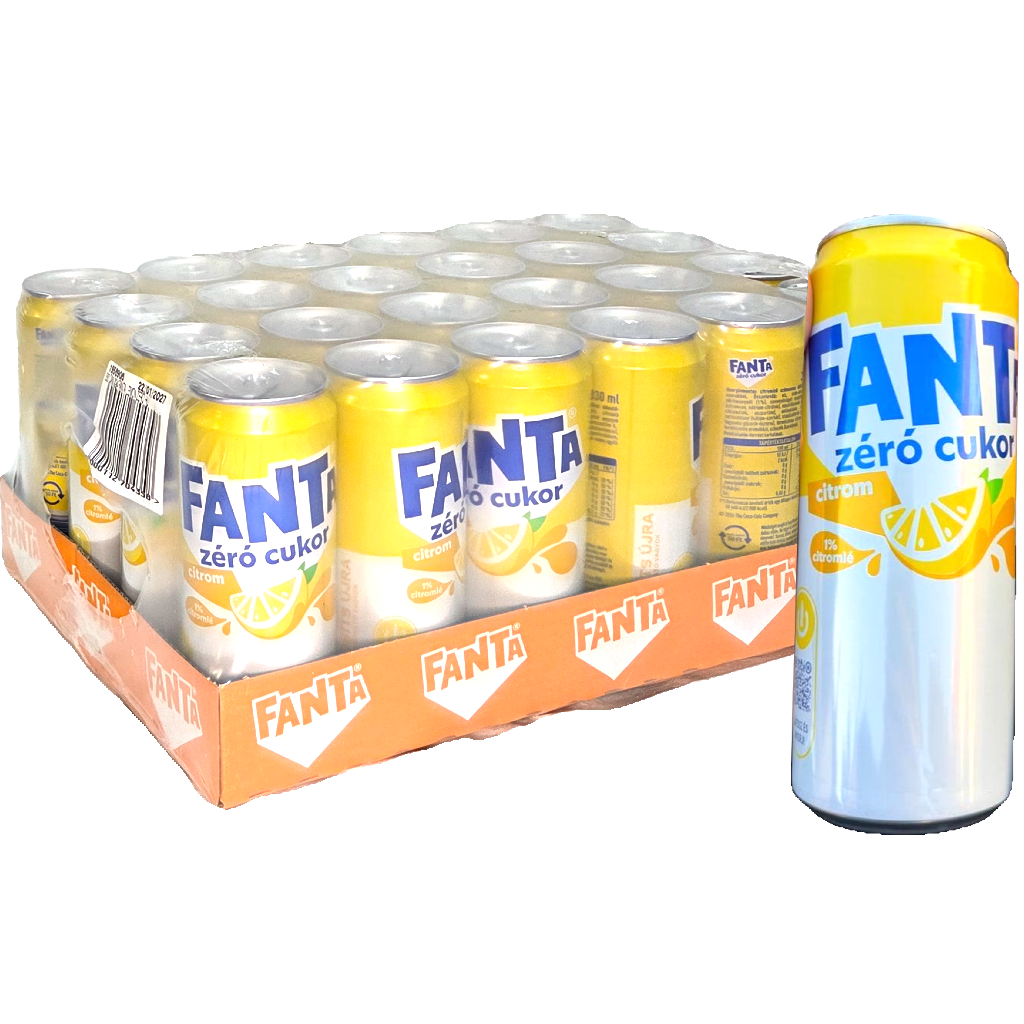 Fanta 0,33l citrom Zero CAN  DRS