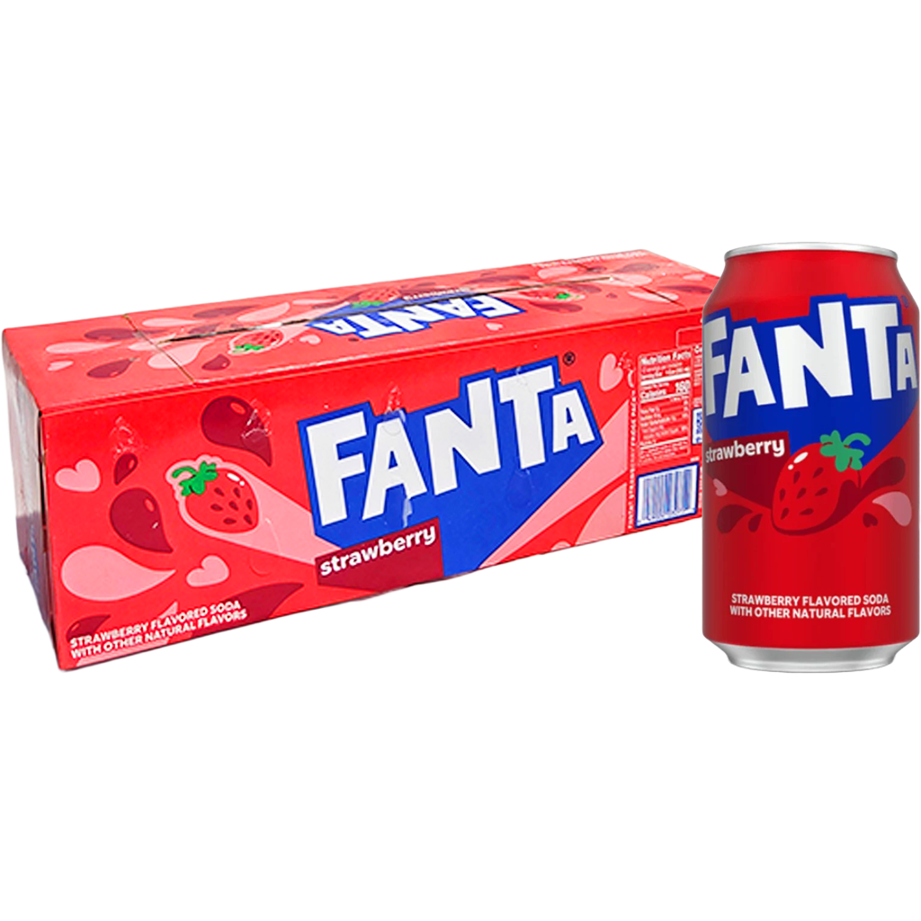 Fanta Strawberry USA eper ízű üdítőital 355ml DRS Fanta Strawberry USA eper ízű üdítőital 355ml DRS