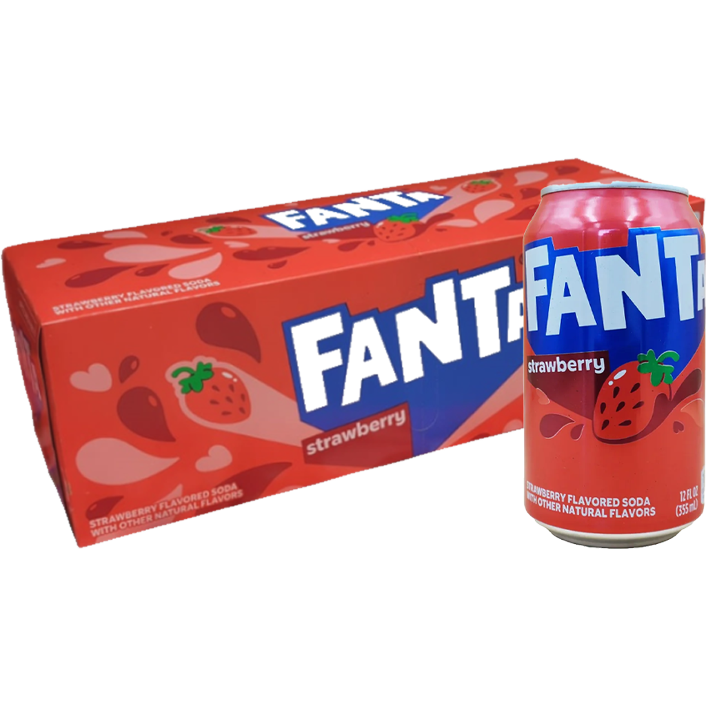 Fanta Strawberry eper ízű szénsavas üdítőital 355ml  DRS