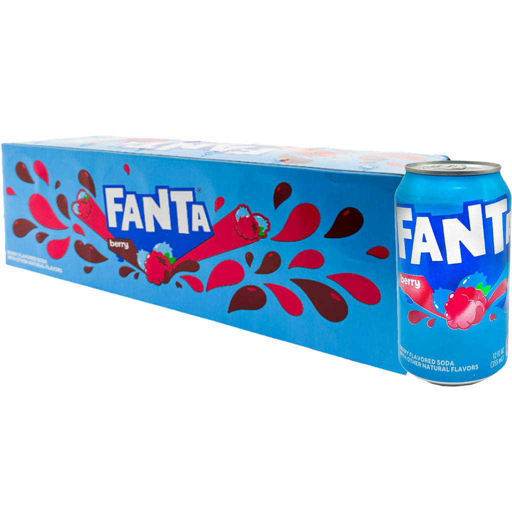 Fanta USA Berry áfonya és málna ízű üdítőital 355ml  DRS