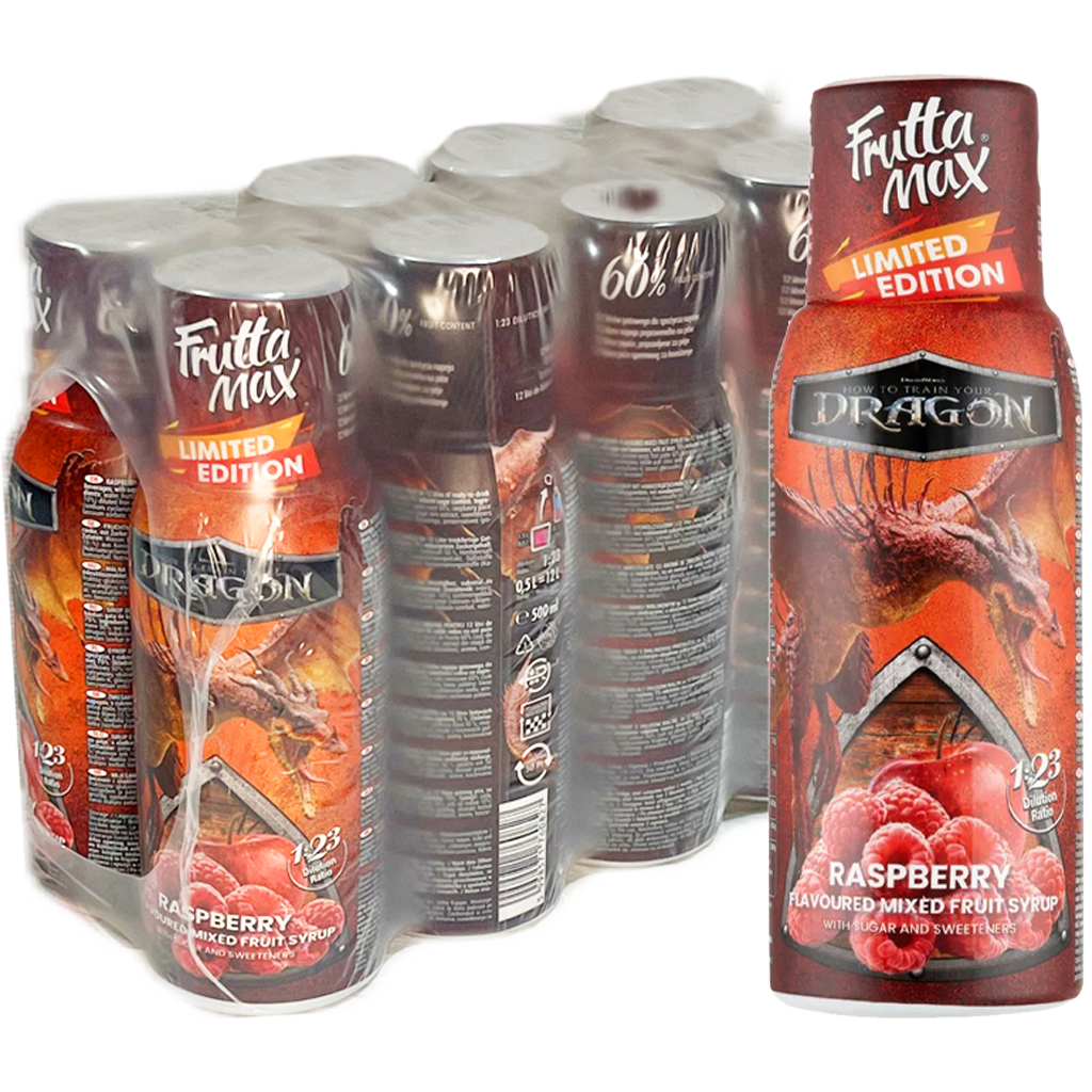 Frutta Max Dragons Málna gyümölcsszörp 500ml