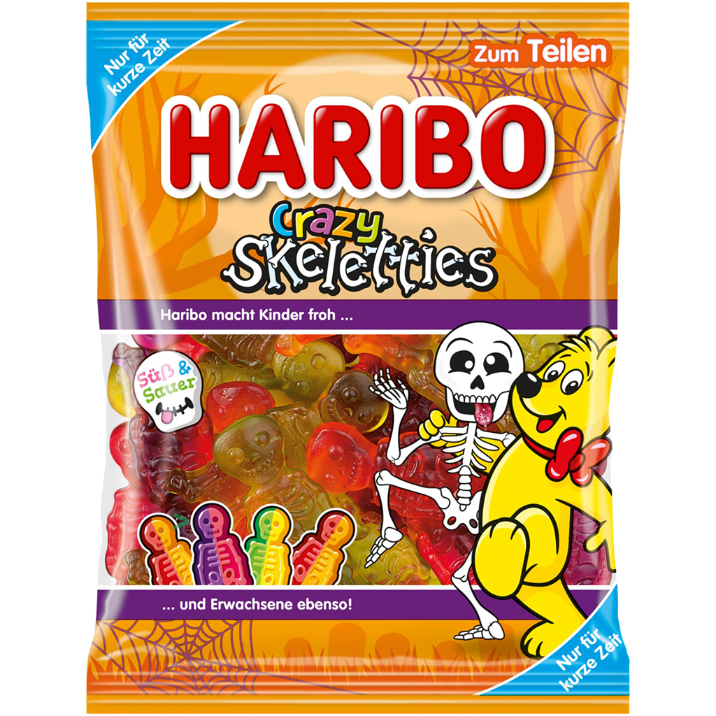 Haribo Crazy Skeletties 160g