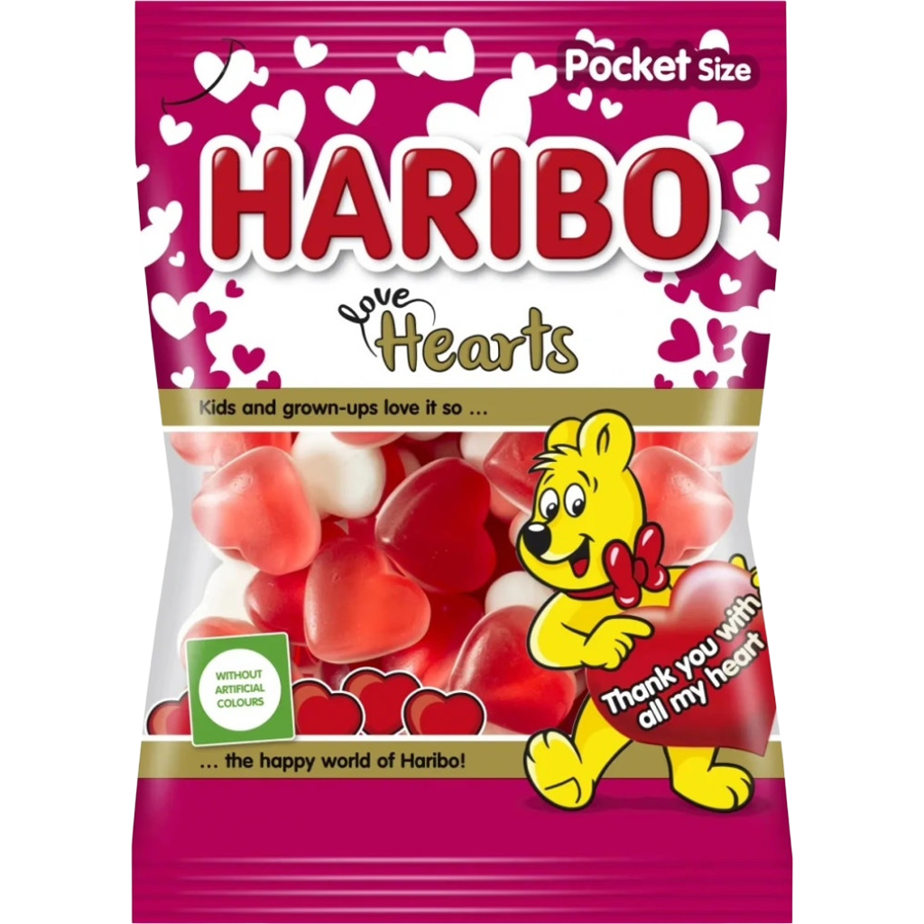 Haribo Love Hearts 80g Haribo Love Hearts 80g