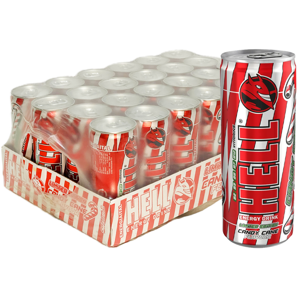Hell Energy Candy Cane 250ml  DRS Hell Energy Candy Cane 250ml  DRS