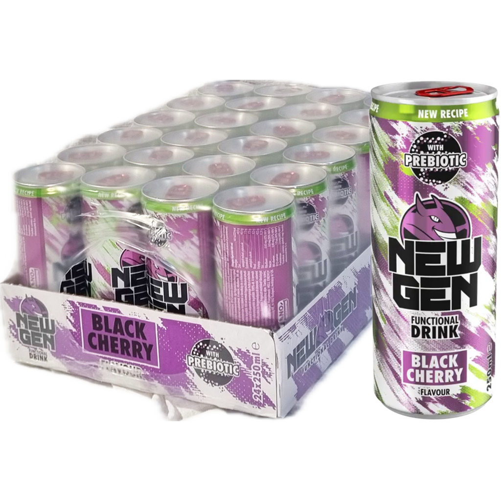 Hell Energy New Gen Black Cherry with prebiotic 250ml  DRS