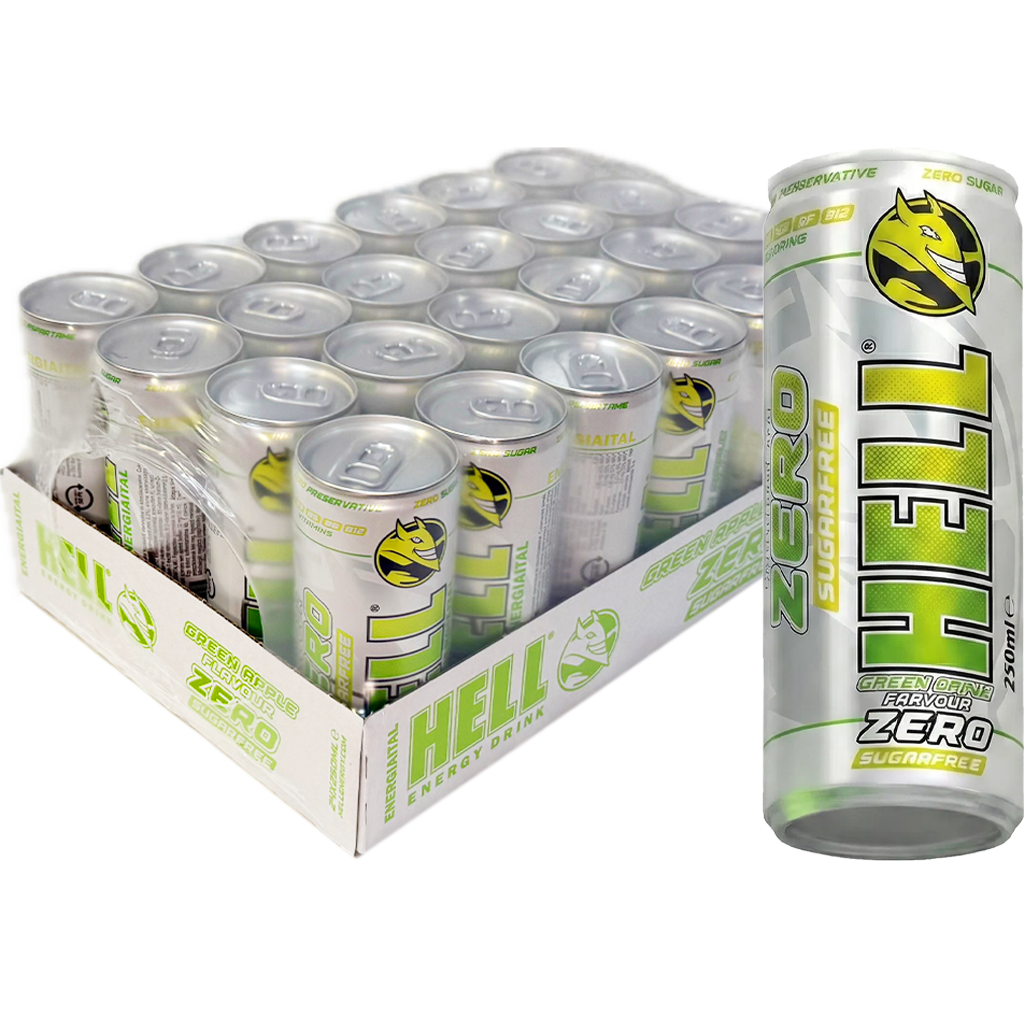 Hell Energy Zero Zöld Alma 250ml  DRS