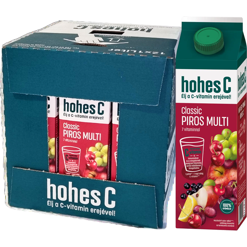 HohesC 1l Piros Multivitamin 100%