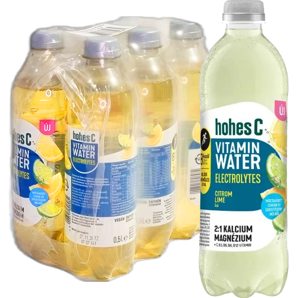 HohesC Vitaminvíz Elecrolyte Citom-Lime 10% 0,5L  DRS