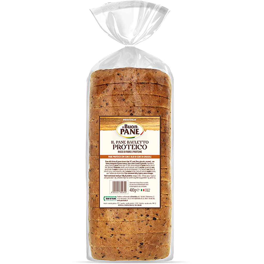 IL BUON PANE Toast szeletelt kenyér PROTEINes 400g
