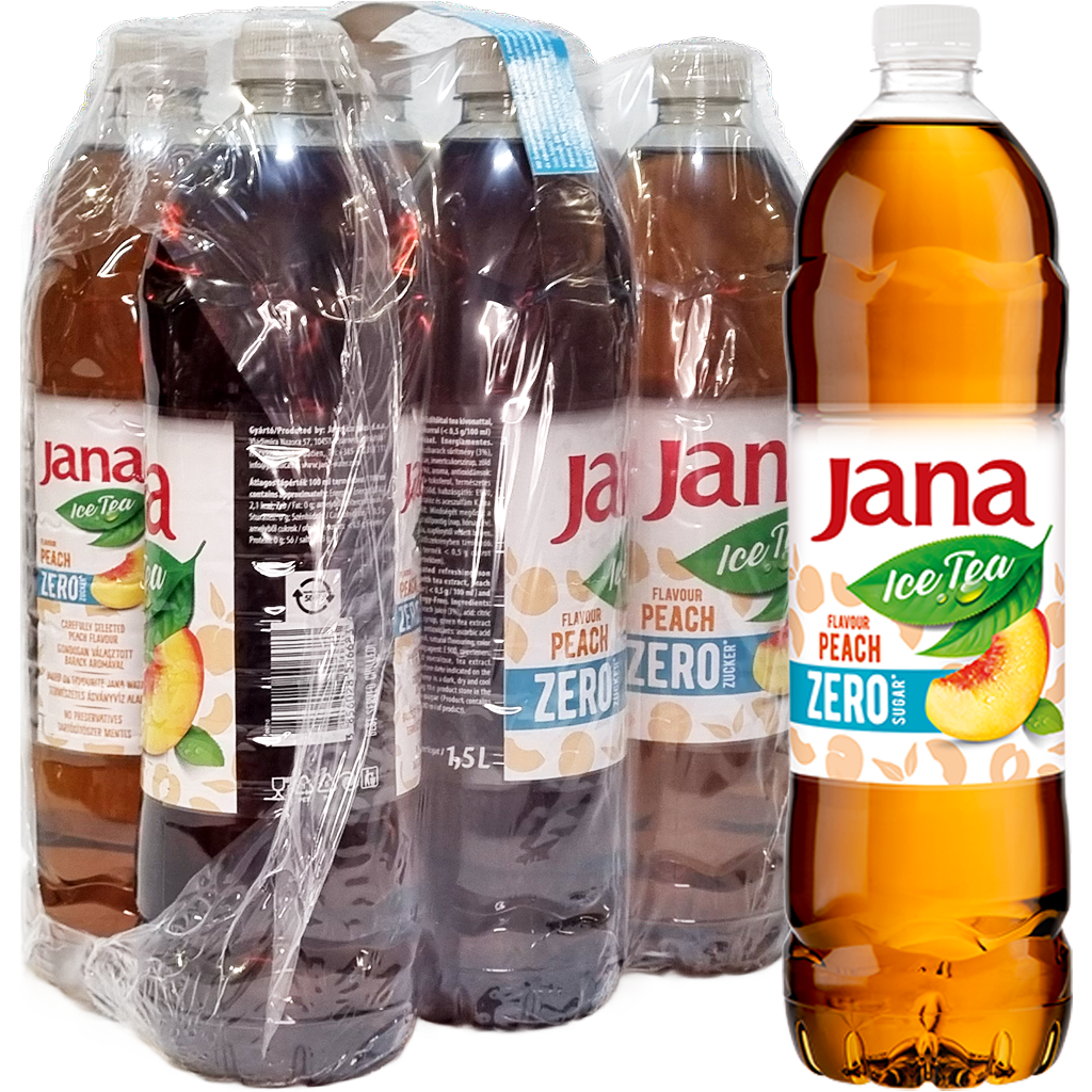 Jana 1,5l Jeges Tea barack ZERO  DRS
