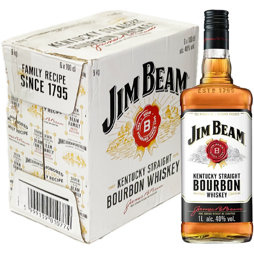 Jim Beam 1l 40%  DRS