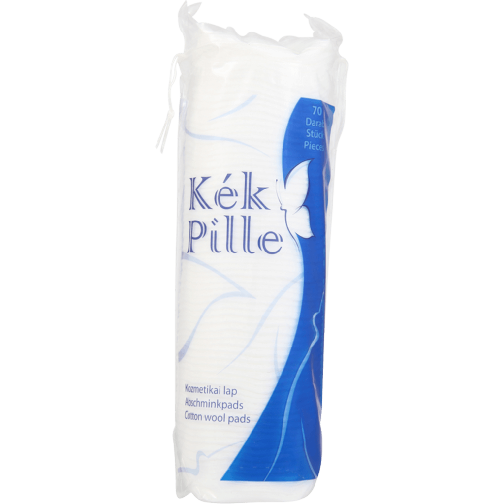 Kék Pille kozmetikai lapok DUO varrott szélű 100db-os