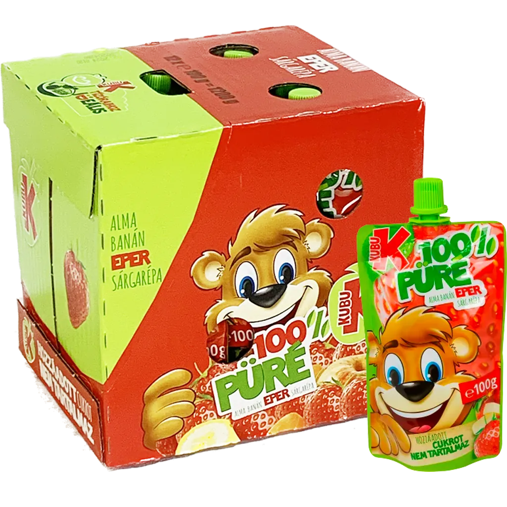 Kubu gyümölcspüre eper 100g