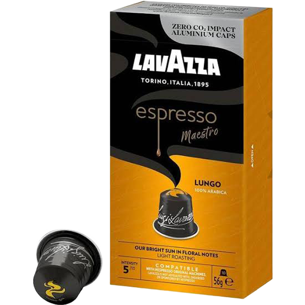 Lavazza Nespresso Lungo 10 x 5,6g caps.