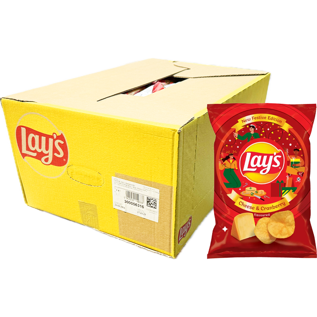 Lays 130g Festive Cheese & Cranberry Lays 130g Festive Cheese & Cranberry
