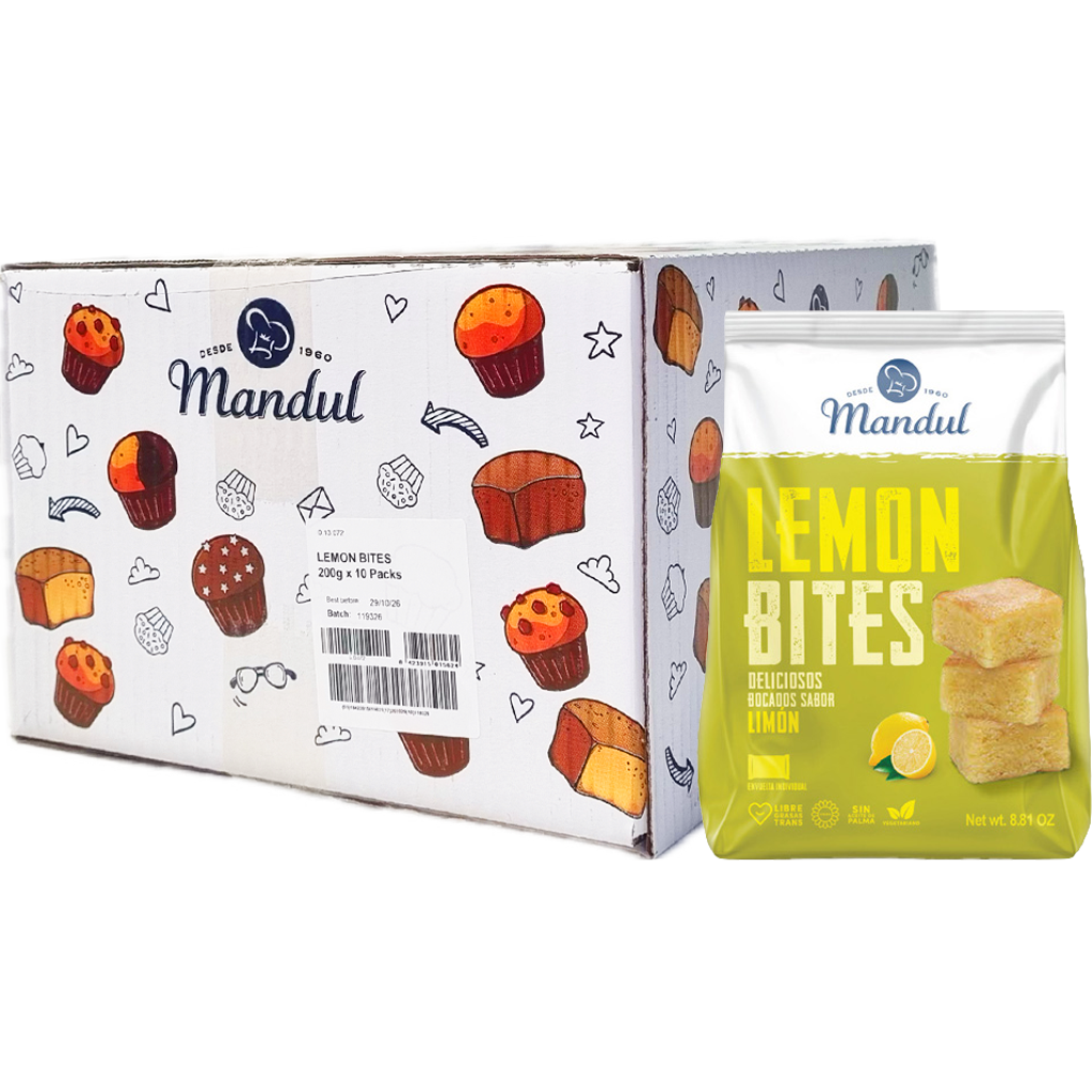 Mandul Lemon Bites citrom 200g Mandul Lemon Bites citrom 200g