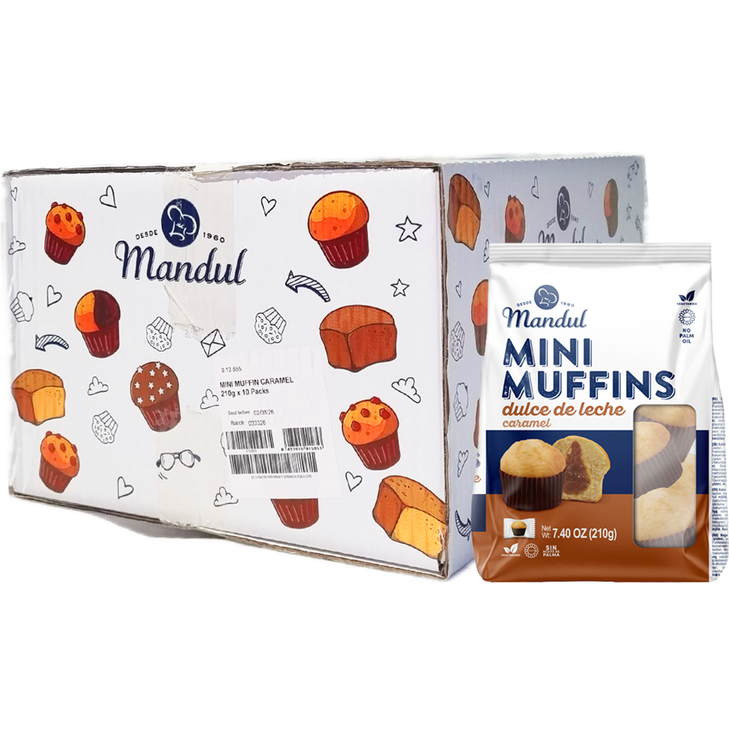 Mandul Mini Muffins karamell 210g Mandul Mini Muffins karamell 210g