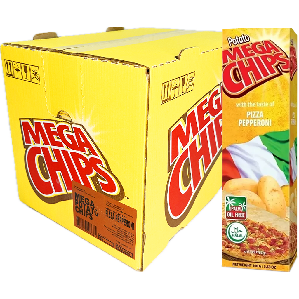 Megachips Pizza és Pepperoni ízű 50g
