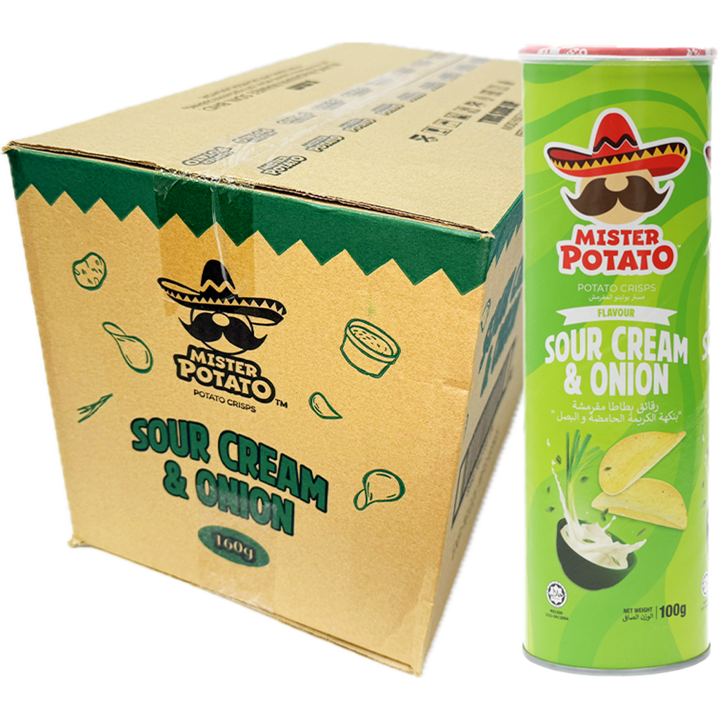 Mister Potato Chips Hagymás-Tejfölös 160g Mister Potato Chips Hagymás-Tejfölös 160g