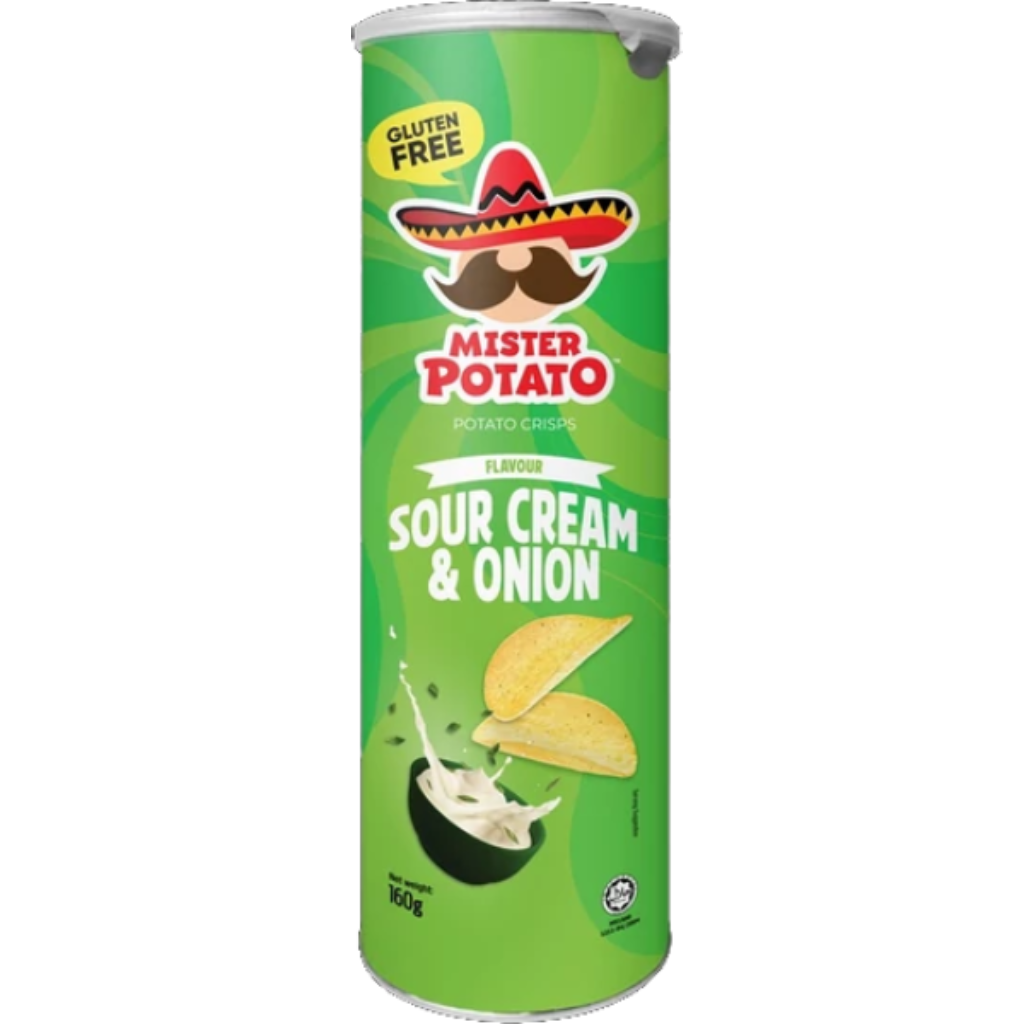 Mister Potato Chips Hagymás-Tejfölös 160g