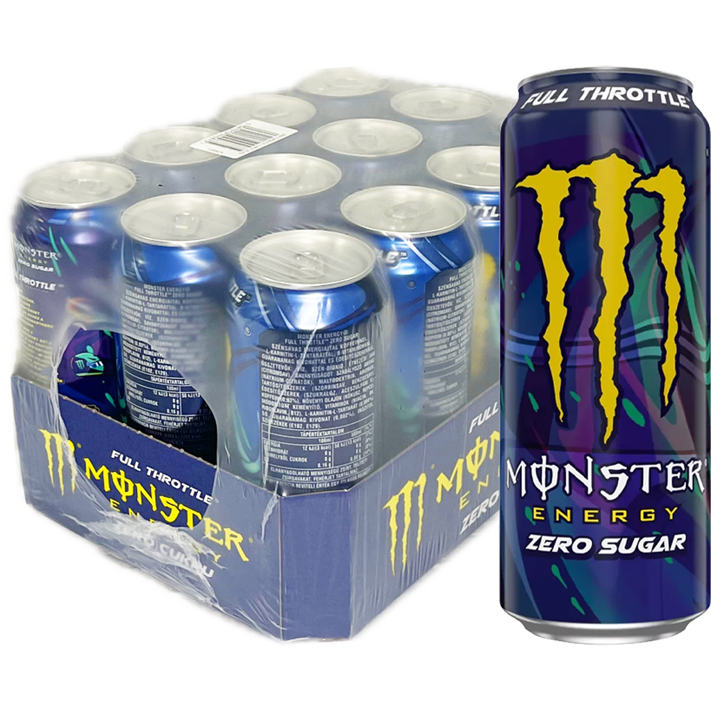 Monster Full Throttle Zero 500ml  DRS