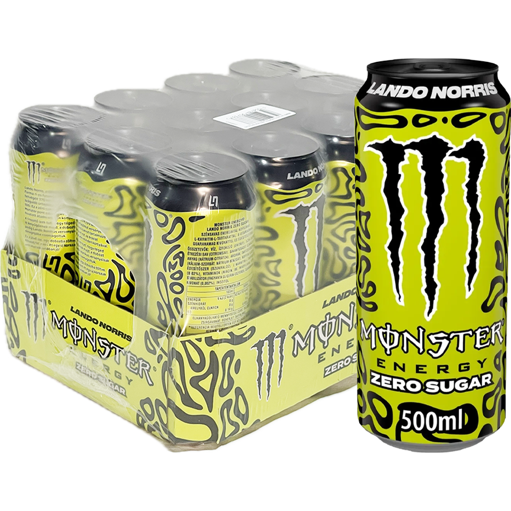 Monster Norris Zero 500ml  DRS Monster Norris Zero 500ml  DRS