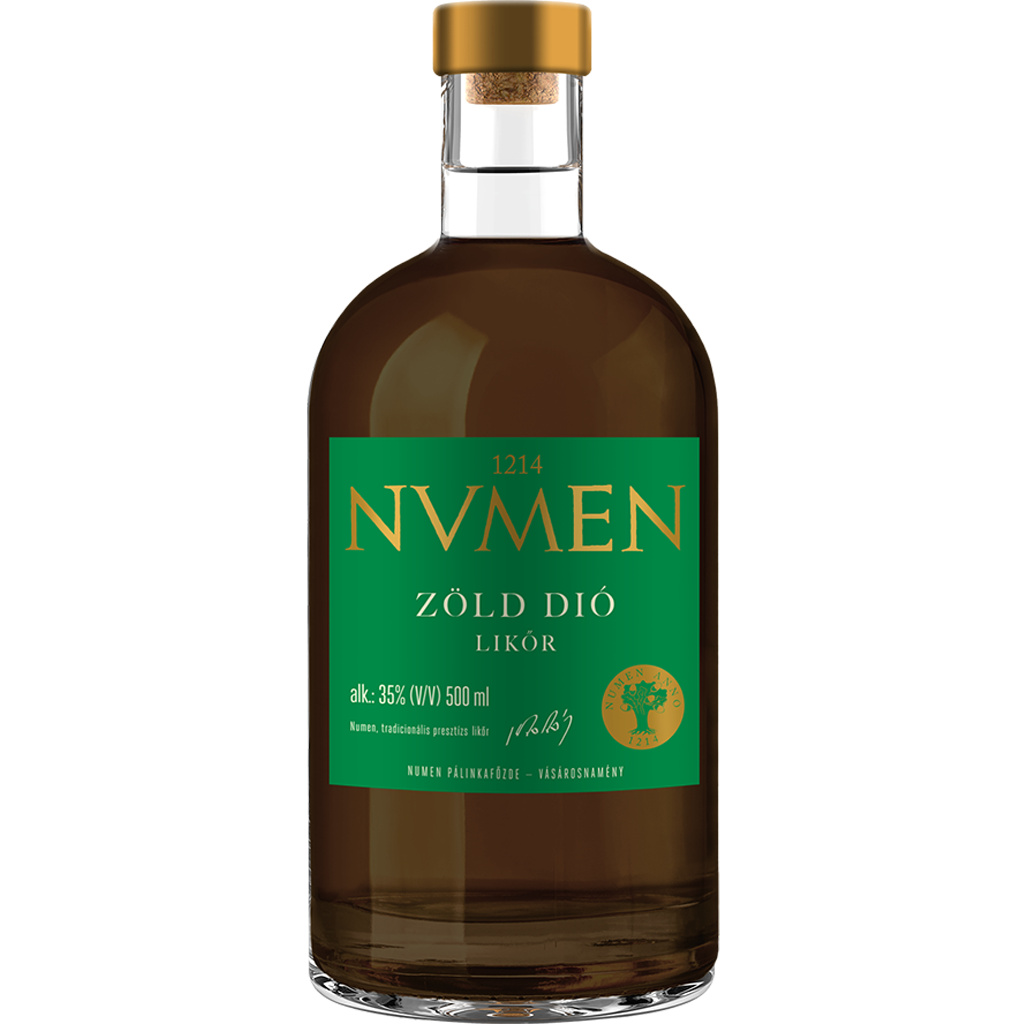 NVMEN Zöld Dió Likőr 35% 0,5l  DRS