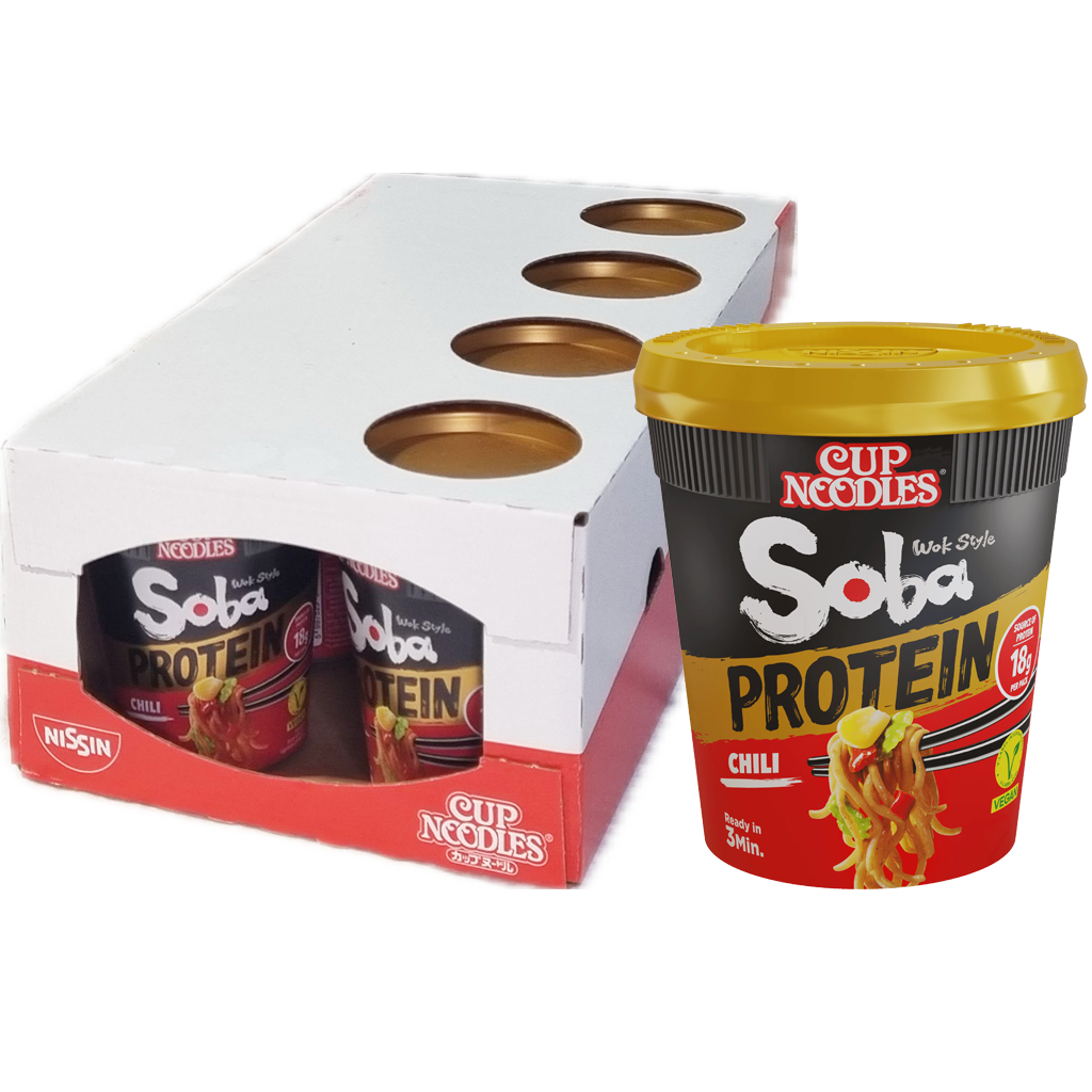 Nissin PROTEIN Soba Cup Chili 93g