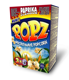 POPZ paprika popcorn 3PACK 3x85g