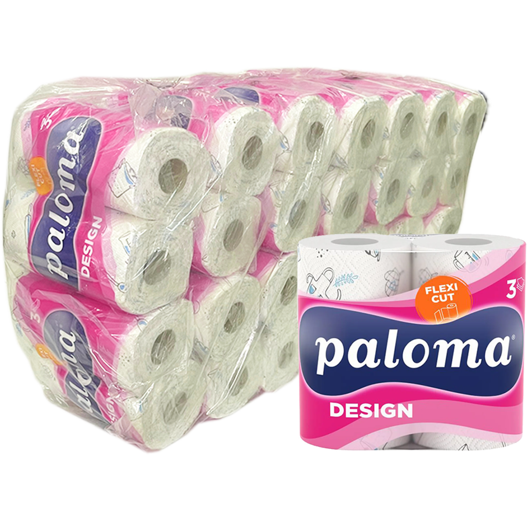 Paloma konyhai törlő FLEXI SHEET DESIGN 3 rétegű 2 tek. (145lap) színes